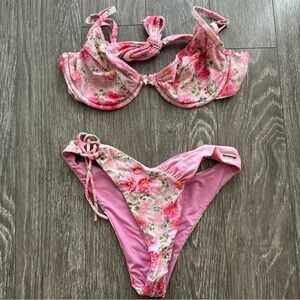 Blackbough Pink Bikini Set
